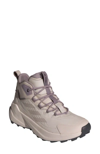 Adidas Originals Adidas Terrex Trailmaker 2.0 Mid Waterproof Hiking Shoe In Putty Mauve/ Preloved Fig