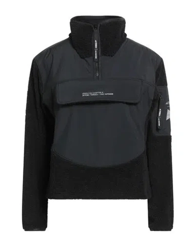 Adidas Originals Adidas Terrex Woman Sweatshirt Black Size 4 Recycled Polyester, Polyester