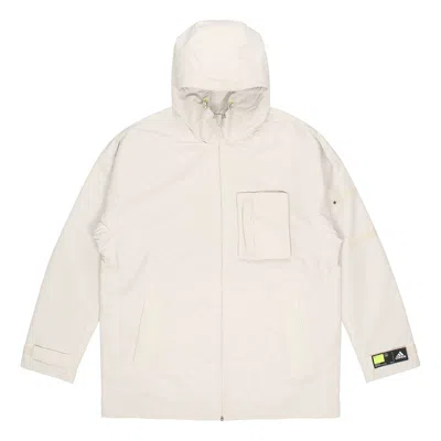 Adidas Originals Adidas Th Jkt Wv Cstm Casual Sports Training Hooded Jacket Bauxite Brown