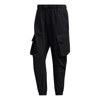 Adidas Originals Adidas Th Pnt Cargo Leisure Sports Big Pocket Suit Trousers Men's Black