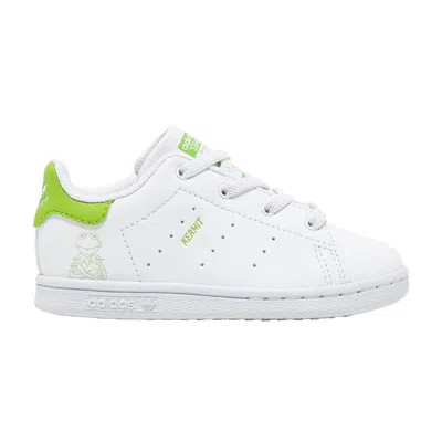 Pre-owned Adidas Originals Adidas The Muppets X Stan Smith Infant 'kermit The Frog' | White | Infant Size 8
