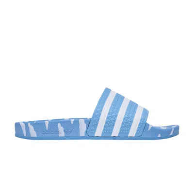 Pre-owned Adidas Originals Adidas The Simpsons X Adilette Slide J 'clouds' | Blue | Kid's Size 5
