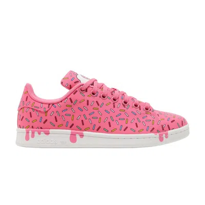 Pre-owned Adidas Originals Adidas The Simpsons X Stan Smith J 'donut Sprinkles' | Pink | Kid's Size 7