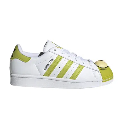 Pre-owned Adidas Originals Adidas The Simpsons X Superstar J 'kang And Kodos' | White | Kid's Size 7