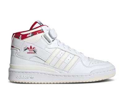 Adidas Originals Adidas Thebe Magugu X Adidas Wmns Forum Mid 'birds Of Paradise' In White