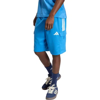 Adidas Originals Adidas Tiro Recycled Polyester Cargo Shorts In Blue