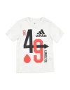 Adidas Originals Adidas Toddler Boy T-shirt White Size 5 Polyester, Recycled Polyester In White