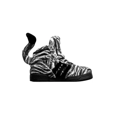 Pre-owned Adidas Originals Adidas Toddler Js Zebra | Black | Infant Size 5