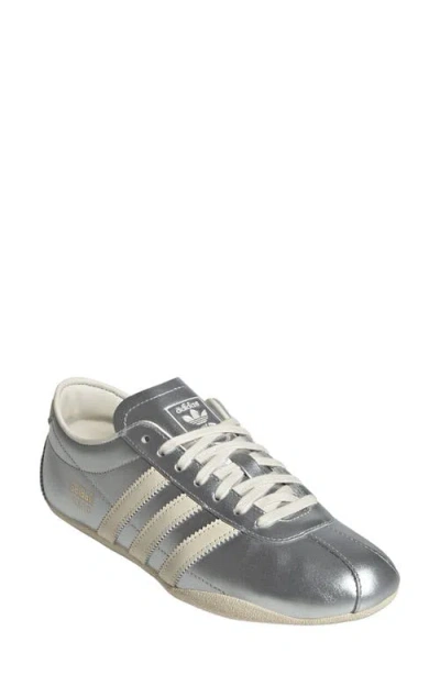 Adidas Originals Adidas Tokyo Low Top Suede Sneaker In Silver