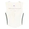 Adidas Originals Zip-front Panelled Top In White