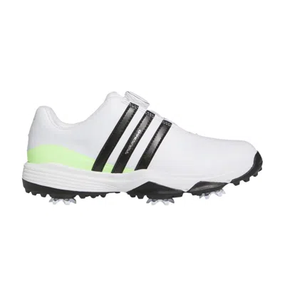 Pre-owned Adidas Originals Adidas Tour 360 24 Boa Golf J 'white Green Spark' | Kid's Size 2.5