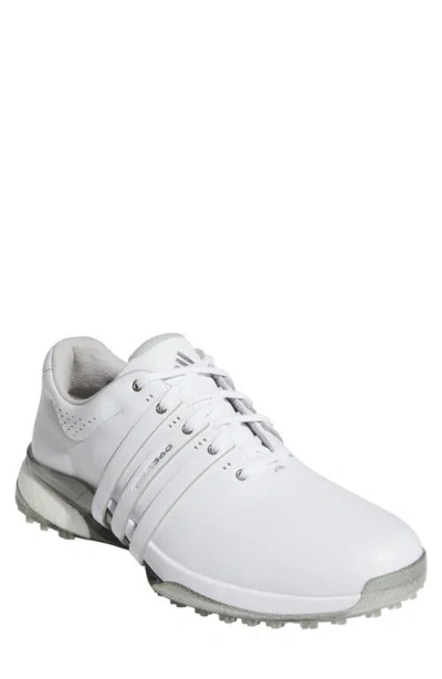 Adidas Originals Adidas Tour360 25 Spikeless Golf Shoe In White/white/silver