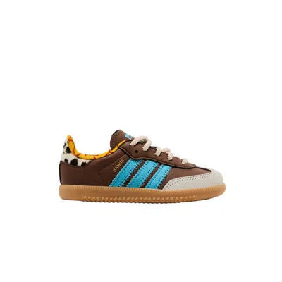 Pre-owned Adidas Originals Adidas Toy Story X Samba Og El I 'woody' | Brown | Infant Size 8