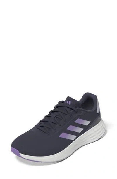 Adidas Originals Adidas Trace Sneaker In Ink/violet/silver