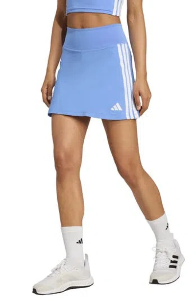 Adidas Originals Adidas Train Essentials 3-stripes Workout Skort In Blue