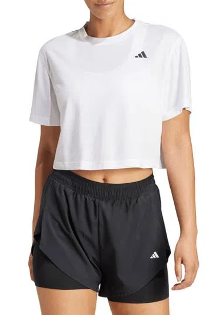 Adidas Originals Adidas Train Essentials Boxy Workout T-shirt In White