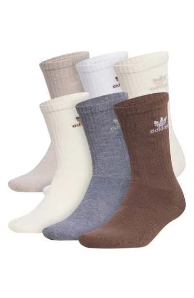Adidas Originals Adidas Trefoil 6-pack Crew Socks