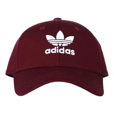 Adidas Originals Adidas Trefoil Baseball Cap 'burgundy'