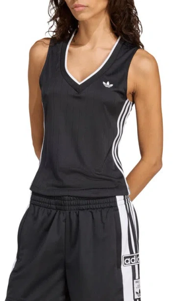 Adidas Originals Adidas Trefoil Logo Graphic Tank In Black