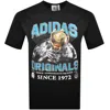 Adidas Originals Adidas Trefoil Series Regular T Shirt Black In Black