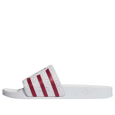 Adidas Originals Adidas Trefoil Slides 'liverpool Lc' In White