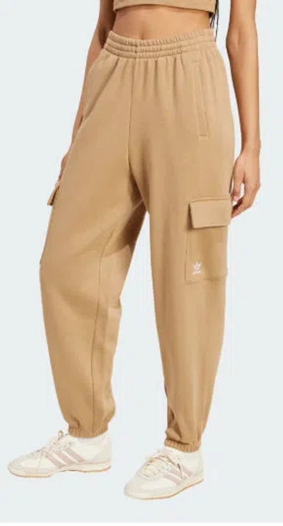 Adidas Originals Adidas Trousers Beige In Gold