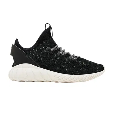 Pre-owned Adidas Originals Adidas Tubular Doom Primeknit J 'black White' | Kid's Size 5