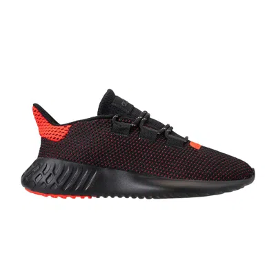 Pre-owned Adidas Originals Adidas Tubular Dusk J 'burrito Tongue' | Black | Kid's Size 4