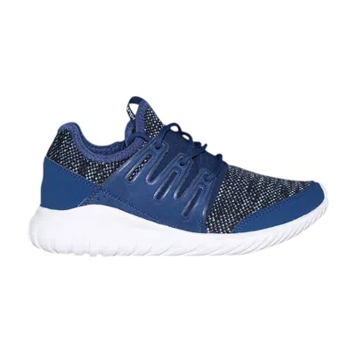 Pre-owned Adidas Originals Adidas Tubular Radial J 'mystery Blue' | Kid's Size 5