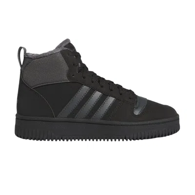 Pre-owned Adidas Originals Adidas Turnaround Mid J 'black Grey' | Kid's Size 6.5