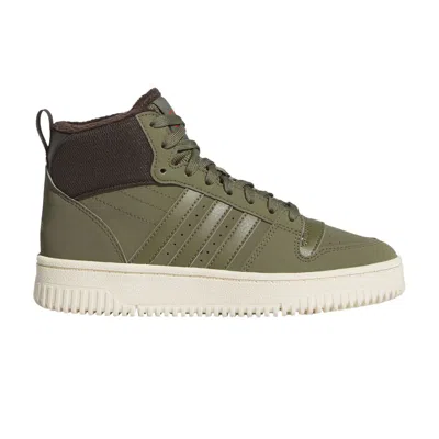 Pre-owned Adidas Originals Adidas Turnaround Mid J 'olive Strata' | Green | Kid's Size 3.5