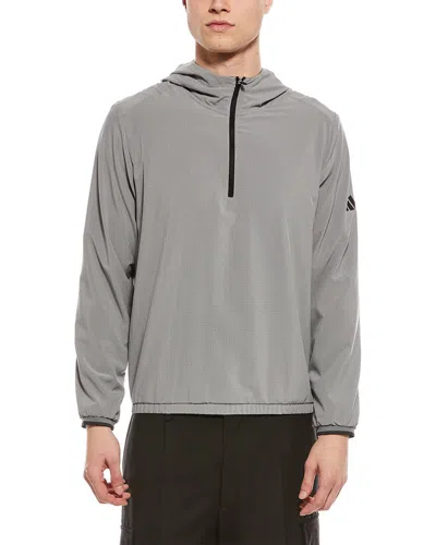 Adidas Originals Adidas Ultimate Anorak In Gray