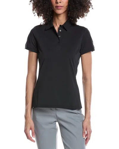 Adidas Originals Adidas Ultimate365 Tour Twist Knit Polo In Black