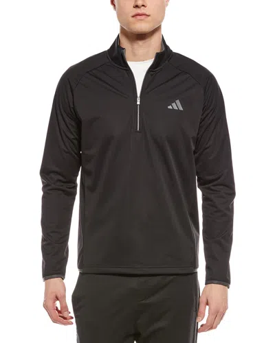 Adidas Originals Adidas Ultimate Wind 1/4-zip Pullover In Gray