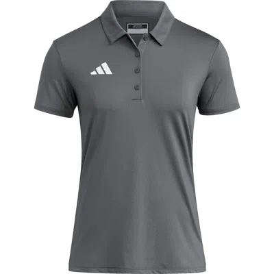 Adidas Originals Adidas Ultimate365 Polo In Team Grey Four/ White