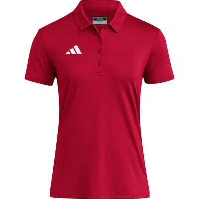 Adidas Originals Adidas Ultimate365 Polo In Team Power Red/ White