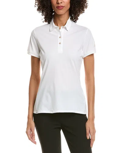 Adidas Originals Adidas Ultimate365 Tour Twistknit Polo Shirt In White