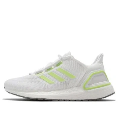 Adidas Originals Adidas Ultra Boost 20 Lab 'white Solar Green' In Multi
