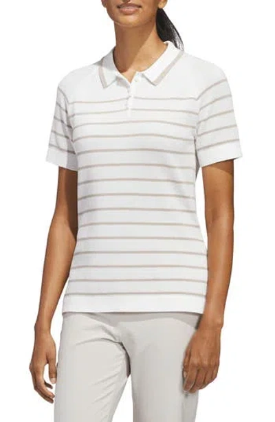 Adidas Originals Adidas Ultra Knit Golf Polo In White
