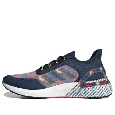 Adidas Originals Adidas Ultraboost 20 Seoul 'crew Navy Scarlet' In Blue