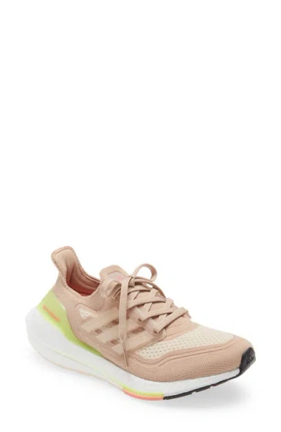 Adidas Originals Adidas Ultraboost 21 Running Shoe In Ash Pearl/white/halo Ivory