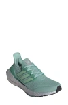Adidas Originals Adidas Ultraboost 21 Running Shoe In Hazy Green/hazy Green/blue