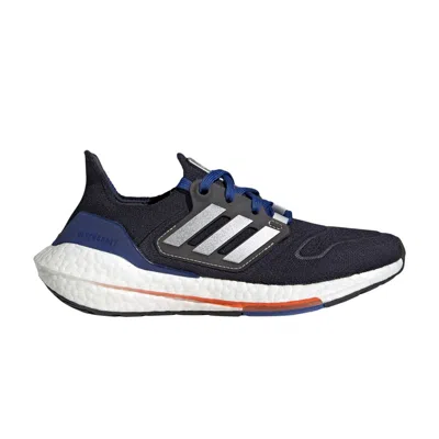 Pre-owned Adidas Originals Adidas Ultraboost 22 J 'legend Ink Silver Metallic' | Blue | Kid's Size 7
