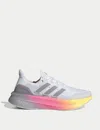 Adidas Originals Womens Adidas Ultraboost 5 Light Boost In White/glory Grey/lucid Pink