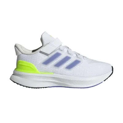 Pre-owned Adidas Originals Adidas Ultrarun 5 C 'white Blue Lucid Lemon' | Kid's Size 1.5