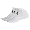 Adidas Originals Adidas Unisex Light Low Knitted Socks 3 Packs White