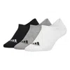 Adidas Originals Adidas Unisex Performance Invisible Socks 3 Packs Black/white/grey In Multi