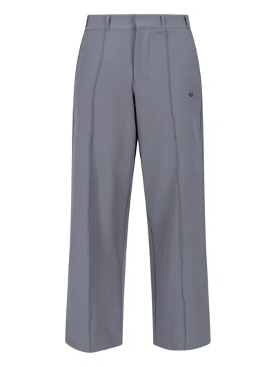 Adidas Originals Adidas Unisex Performance Trousers With Recycled Stretch Fabric In Gray