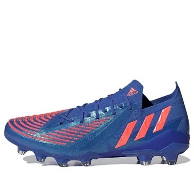Adidas Originals Adidas Unisex Predator Edge.1 Low Hg/ag Outdoor Boot 'blue Orange'