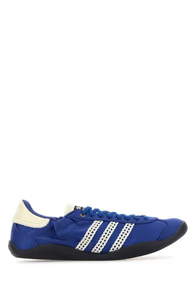 Adidas Originals Adidas Unisex Satin Low-top Sneaker With Rubber Sole In Blue